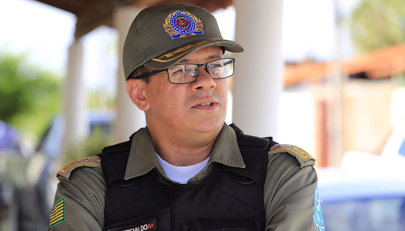 Major Eetevaldo Silva, do 15º Batalhão da Polícia Militar / Foto: Portal GP1