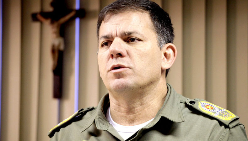 Comandante da Polícia Militar, coronel Carlos Augusto / Foto: GP1