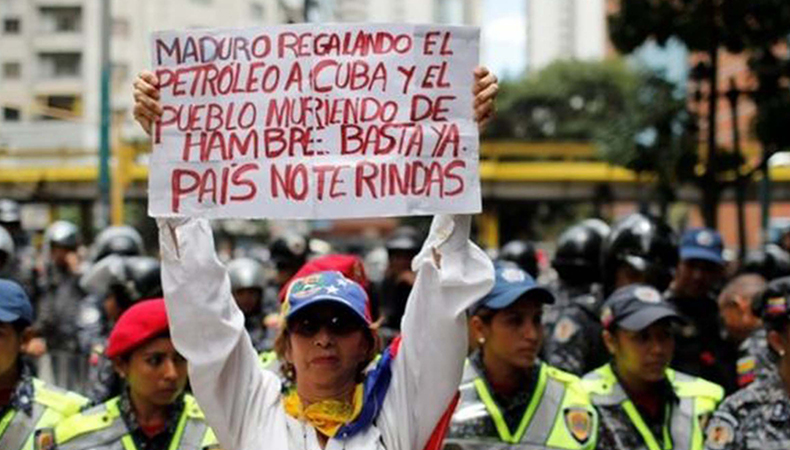 Manifestação na Venezuela / Foto: Reuters