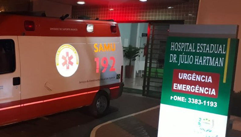 A criança ainda foi levada para o hospital