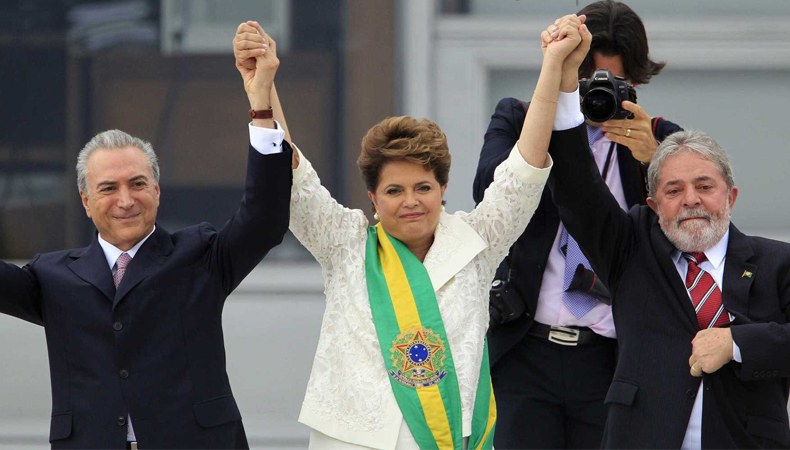 Temer, Dilma e Lula