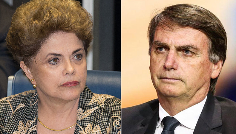Bolsonaro estaria virando uma Dilma / Foto: Dados Today