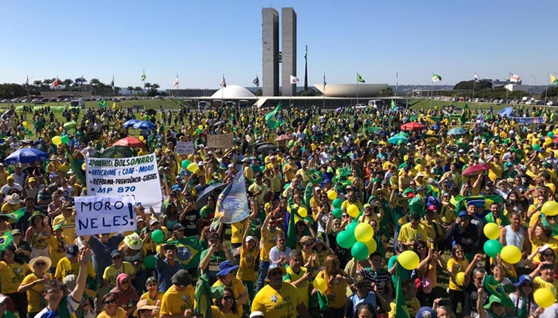 Manifestações pró-Bolsonaro / Foto: Polêmica Paraíba
