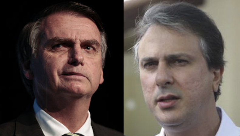 Jair Bolsonaro e Camilo Santana