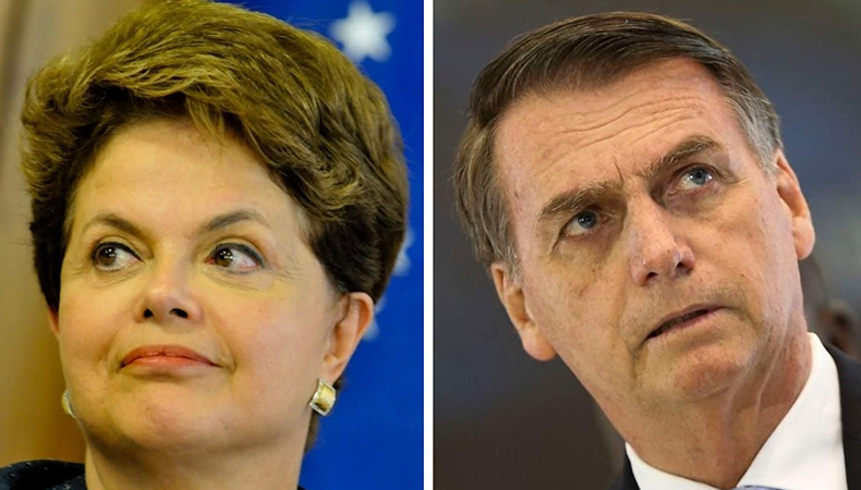 Dilma e Bolsonaro / Foto: Conexão Política