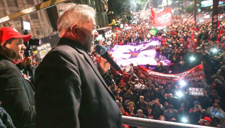 Ex-presidente Lula, em discurso próximo ao MASP / FOTO: CARTA CAPITAL