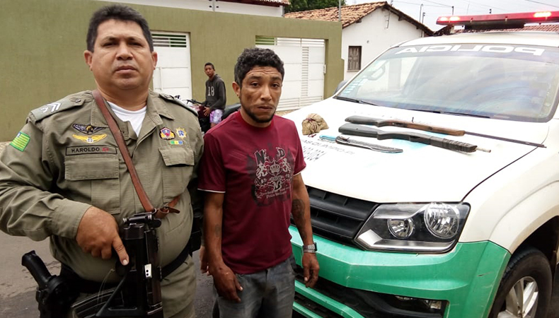 José Domingos Cunha preso pela polícia