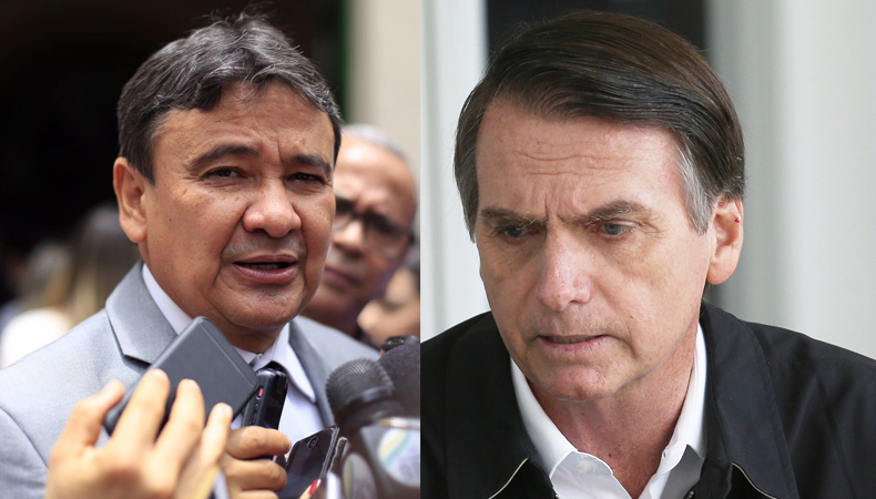 Wellington Dias e Jair Bolsonaro