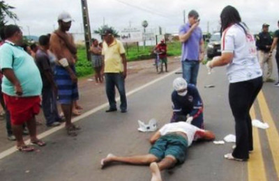 Acidente deixa motociclista gravemente ferido em Campo Maior