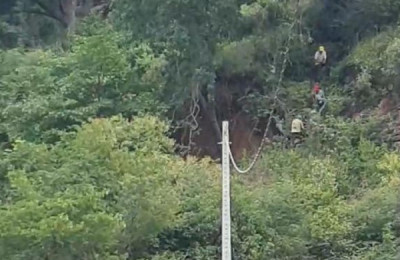 Homem tenta descer o Morro do Leme e é resgatado em Oeiras-PI