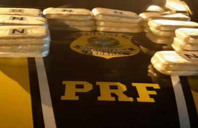 PRF-PI apreende cocaína em carro avaliada em R$ 3 milhões