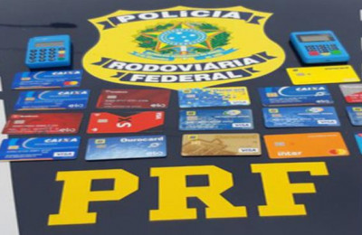 PRF prende estelionatários com máquinas de cartões crédito no PI