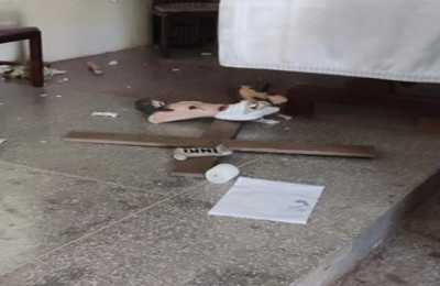 Homem surta, quebra vários objetos de igreja e fere três pessoas no Piauí