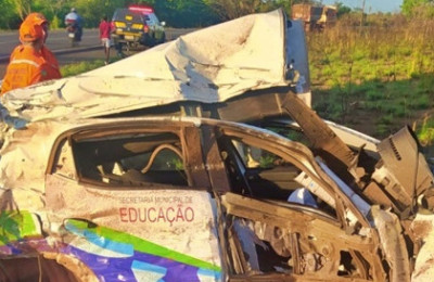 Motorista da prefeitura de Pau D'arco do Piauí morre após colisão com carreta
